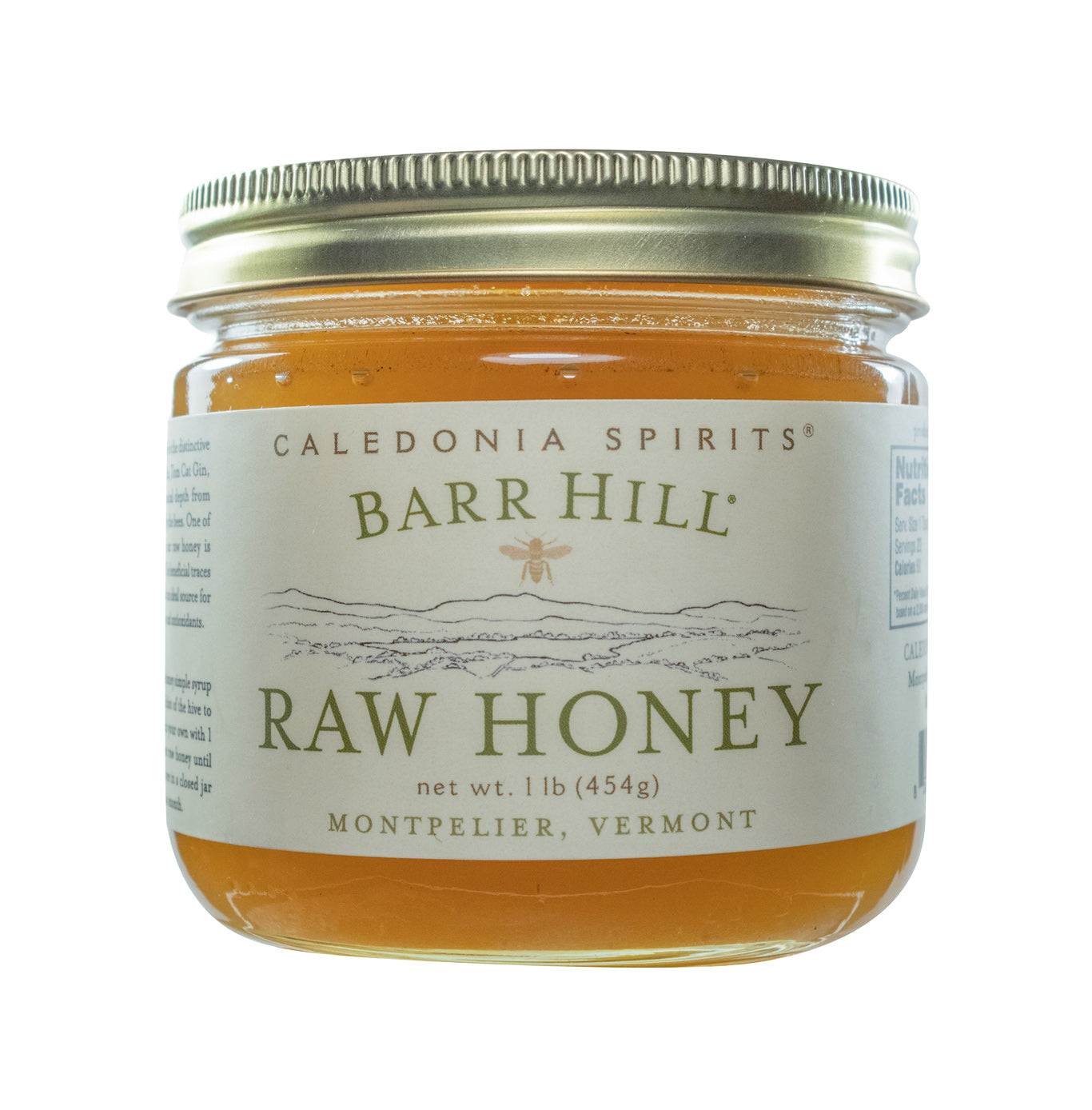 Raw Honey - 1 Pound Jar