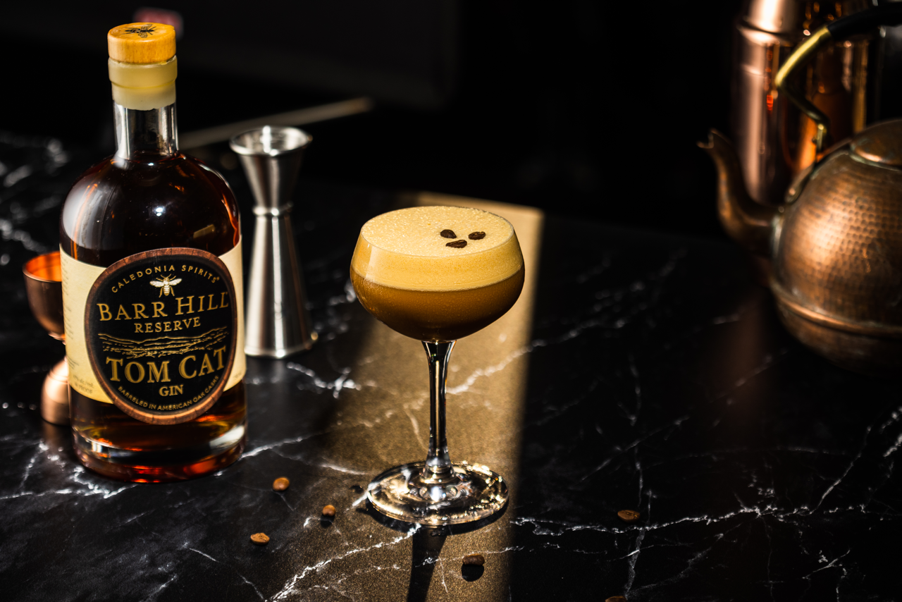 mocha brown maple espresso martini cocktail