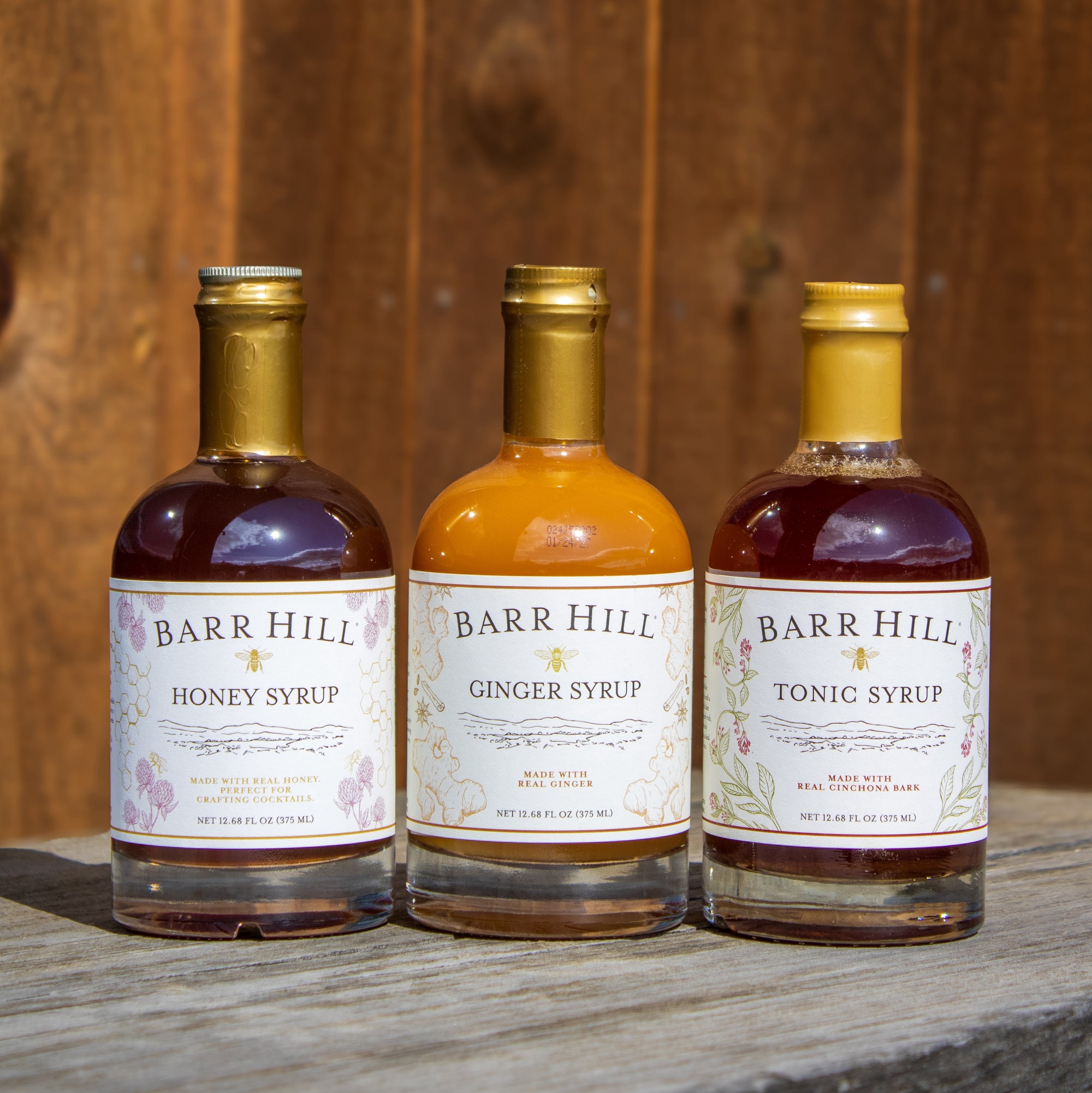 Barr Hill Cocktail Syrup Set