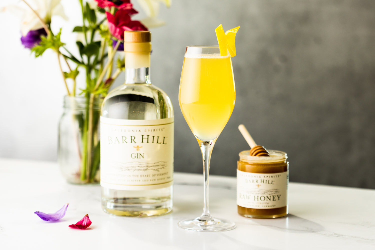 Barr Hill Hive 75 Cocktail