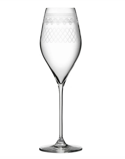 Decorative Flute Glass