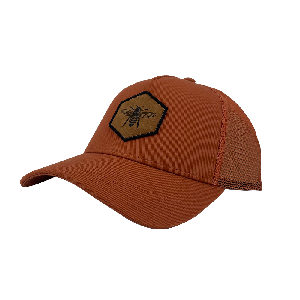 Orange Barr Hill Brim Hat